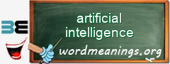 WordMeaning blackboard for artificial intelligence